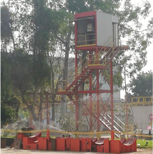 Kiln shell infrared scanning temperature measurement system