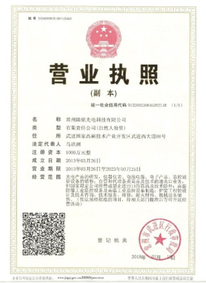 The business license